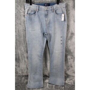 Women's Gap Boot Stretch Mid Rise Slim Through Hip & Thigh Bootcut Leg Size 10